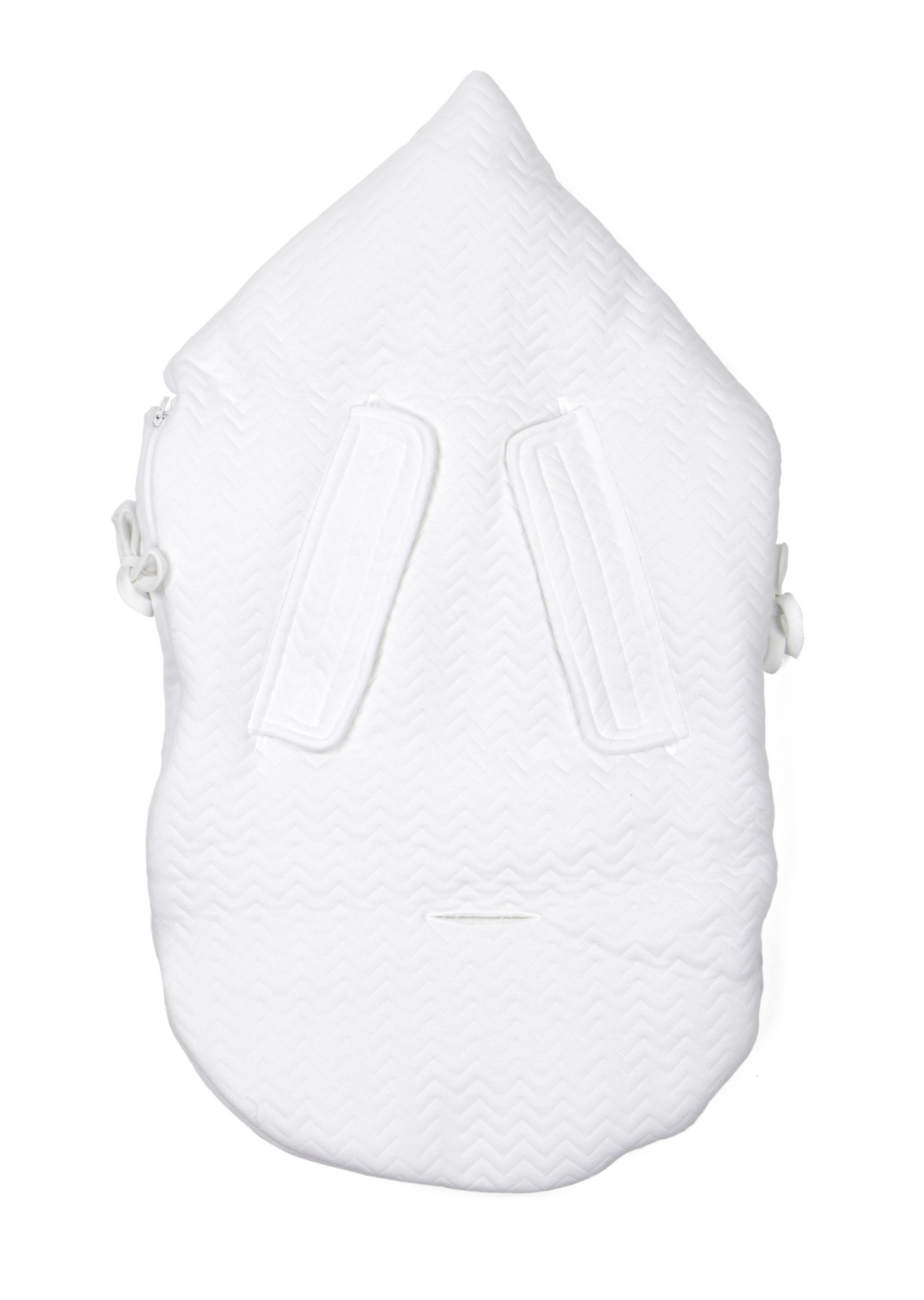 Voetenzak 5 punts gordel Chevron White