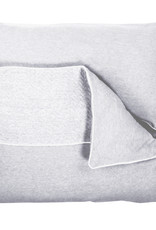 Duvet cover for bed (100x135cm) Chevron Light Gray Melange
