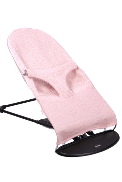 Housse De Protection Pour Transat Bebe Babybjorn Chevron Pink Melange Poetree Kids