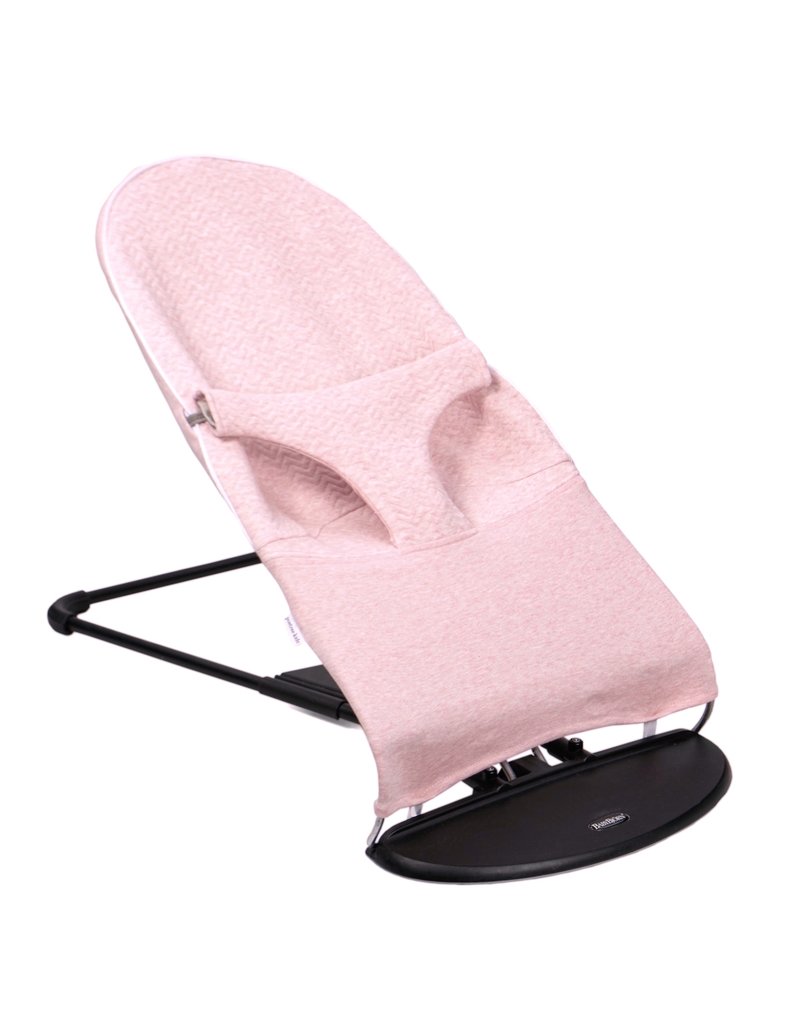 Housse de protection pour transat bébé Babybjörn Chevron Pink Melange