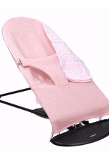 Housse de protection pour transat bébé Babybjörn Chevron Pink Melange