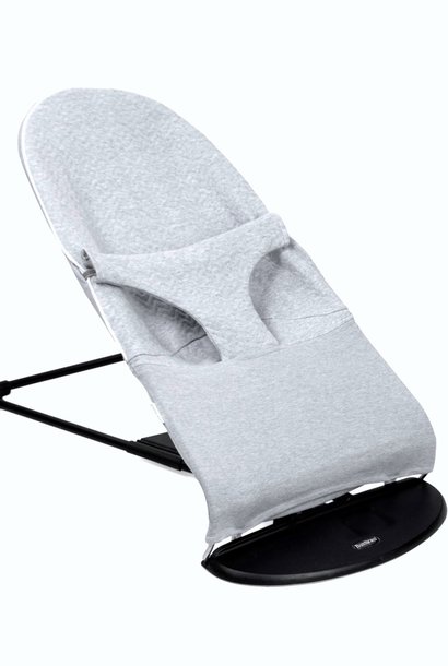 Housse De Protection Pour Transat Bebe Babybjorn Chevron Light Grey Poetree Kids
