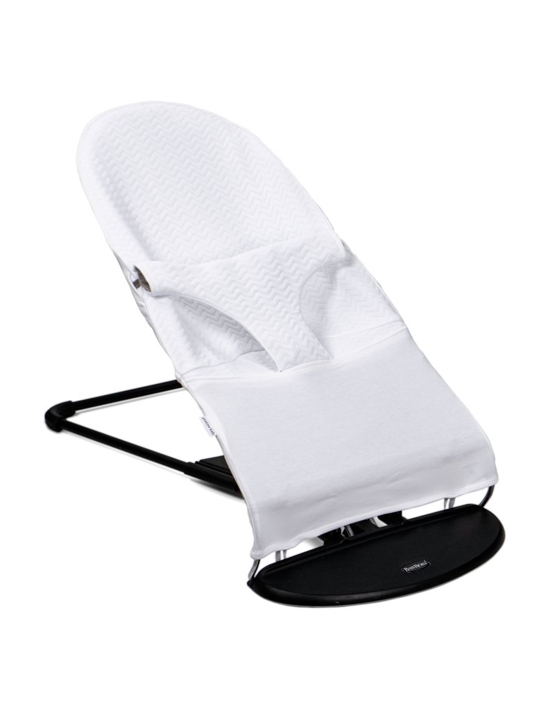 Housse de protection pour transat bébé Babybjörn Chevron White