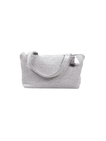 Nursery bag Chevron Light Grey Melange