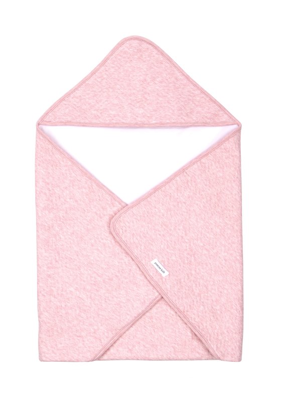 Couverture enveloppante Chevron Pink Melange