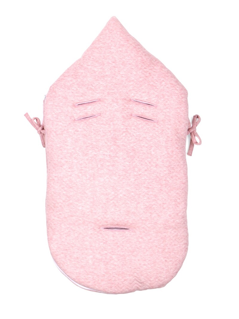 Nid d'ange bébé Chevron Pink Melange