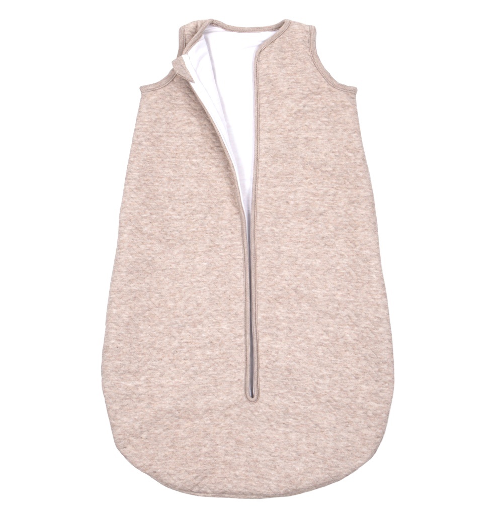 Jersey baby sleeping bag 90cm Summer Chevron Light Camel