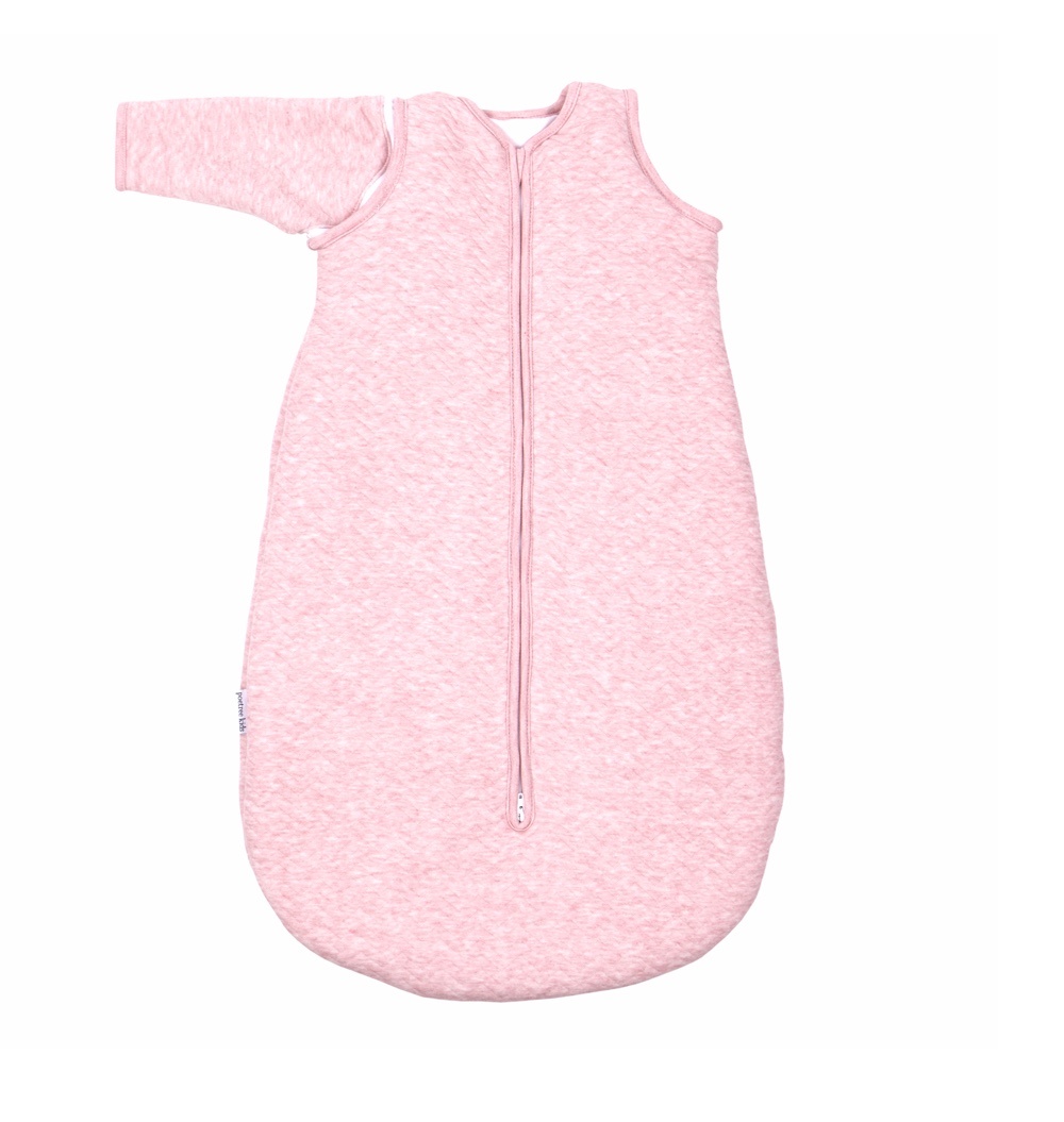 Jersey babyslaapzak 70cm met afritsbare mouwen