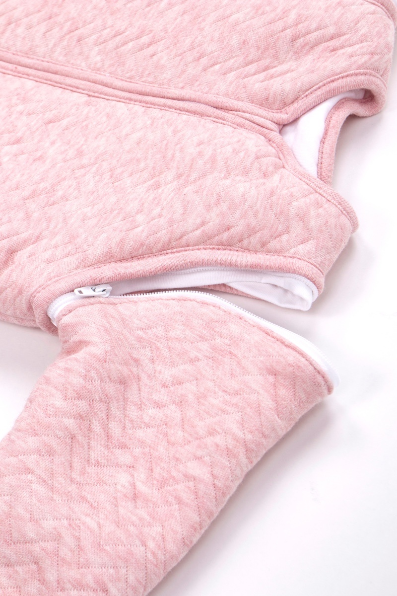 Jersey babyslaapzak 70cm met afritsbare mouwen