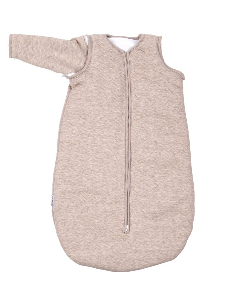 Jersey baby sleeping bag 90cm with detachable sleeves