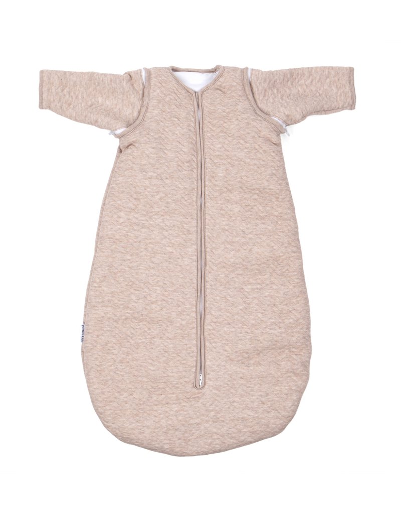 Jersey baby sleeping bag 90cm with detachable sleeves