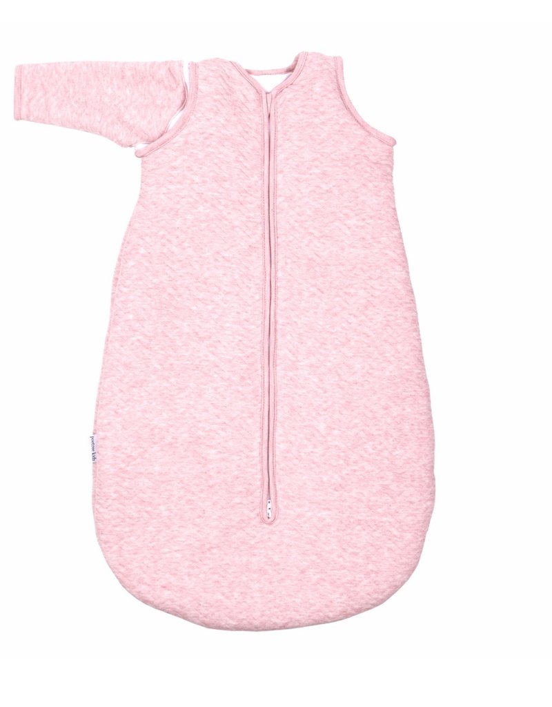 Jersey babyslaapzak 90cm met afritsbare mouwen