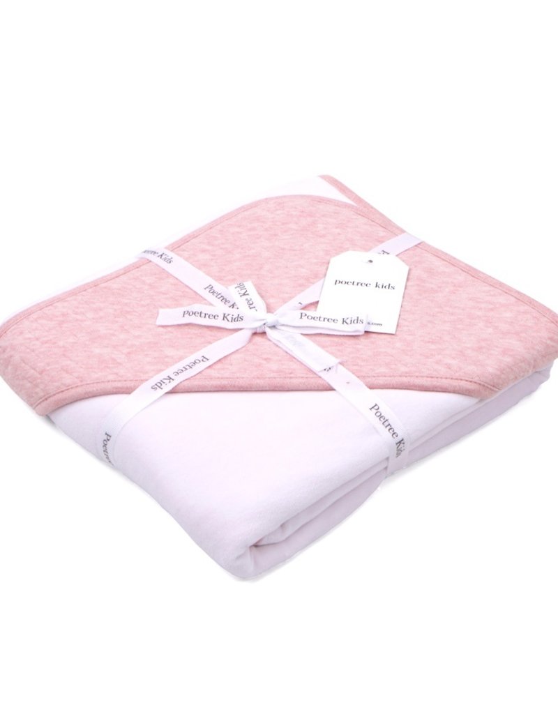 Wrapping blanket Chevron Pink Melange