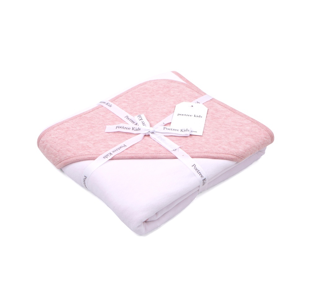 Wrapping blanket Chevron Pink Melange-2