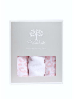 Hydrofiele doekjes Leopard print Pink