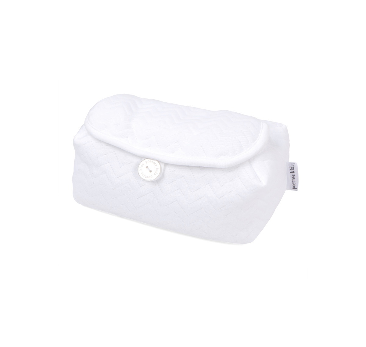 Baby wipes cover Chevron White