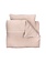 1-Persoons dekbedovertrek en kussensloop Chevron Light Camel