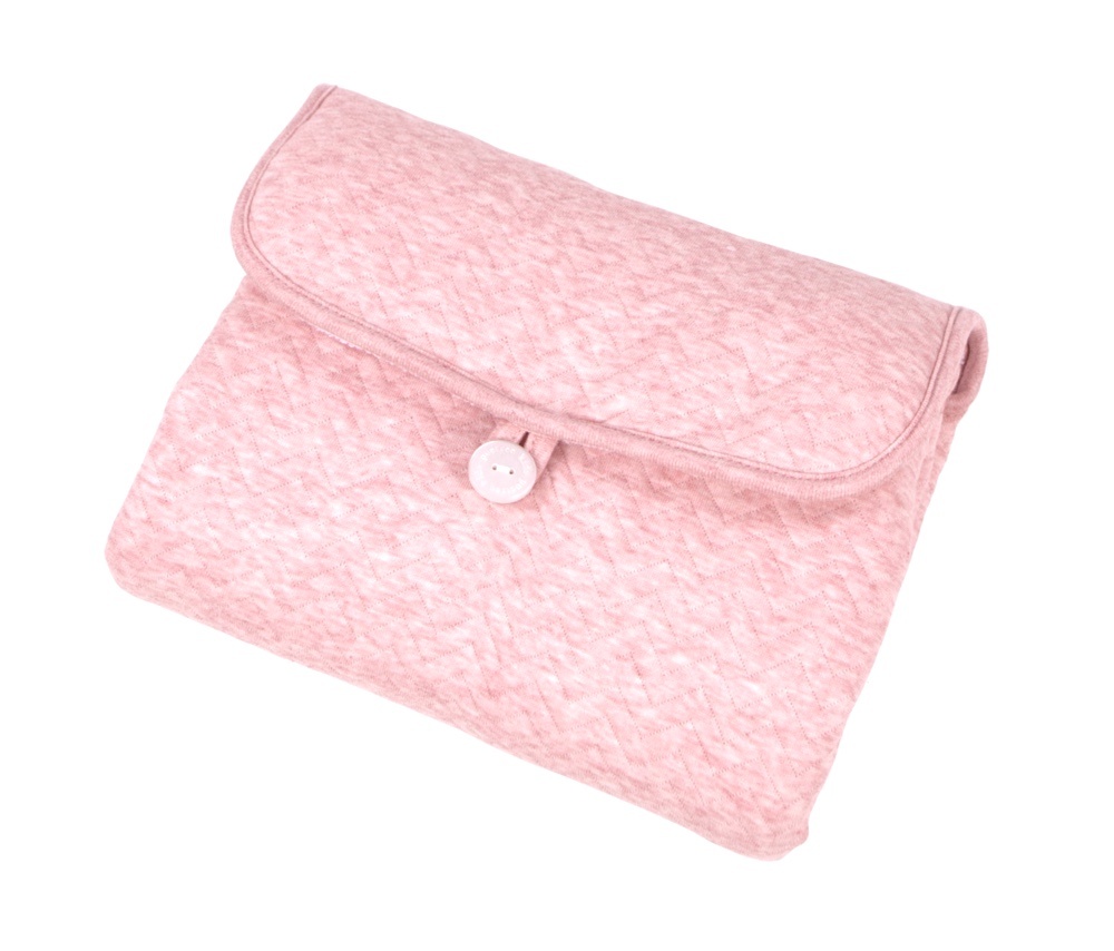 Portable changingmat Chevron Pink Melange