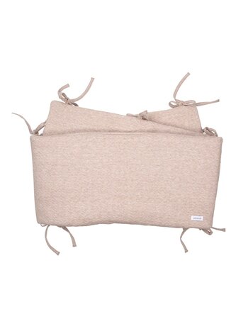 Cot Bumper Chevron Light Camel