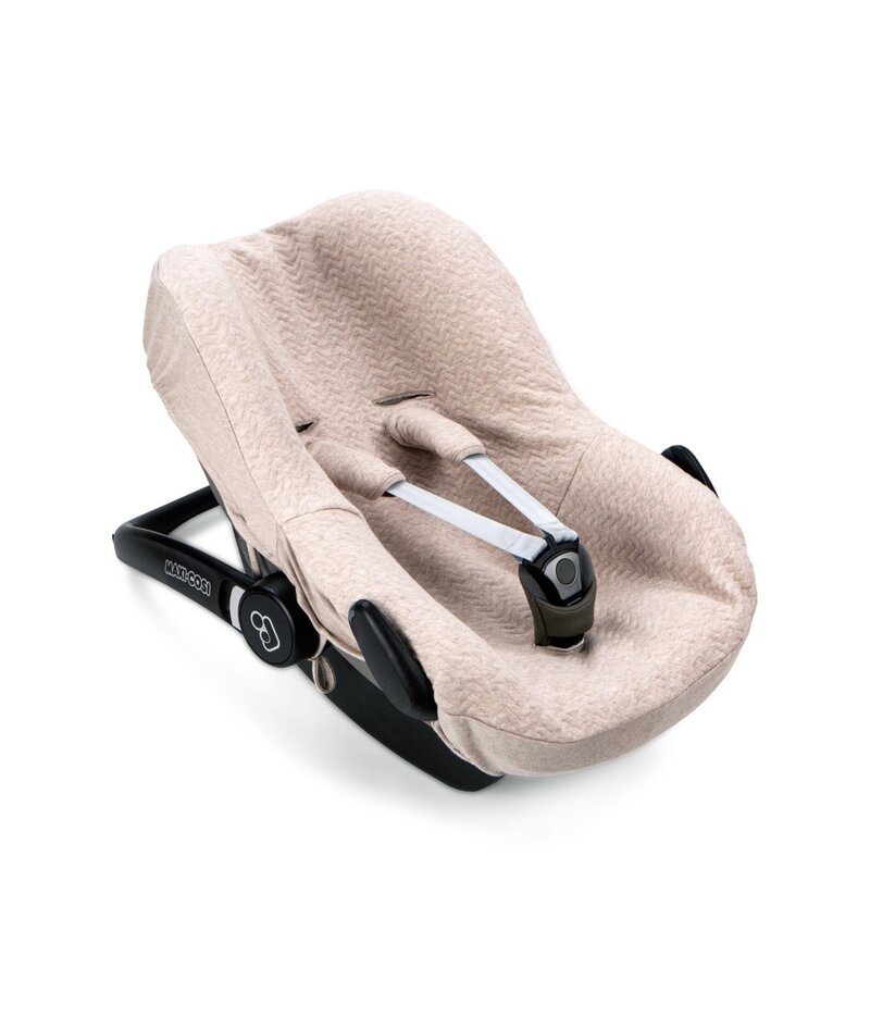 Housse pour siège auto Chevron Light Camel