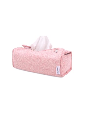 Tissue box hoes Chevron Pink Melange