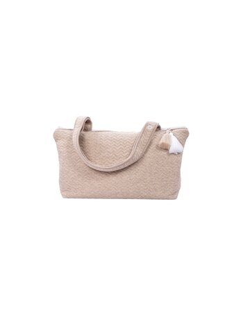 Nursery bag Chevron Light Camel