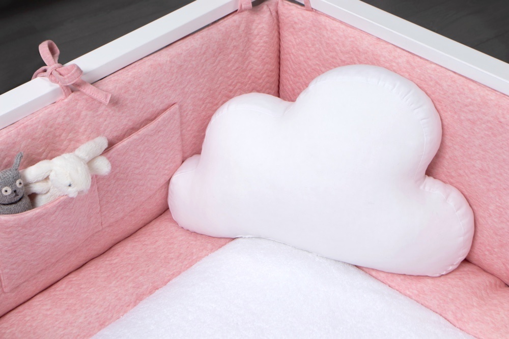 Tour de Parc/Lit Chevron Pink Melange