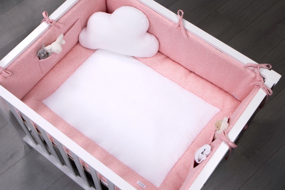 Tour de Parc/Lit Chevron Pink Melange