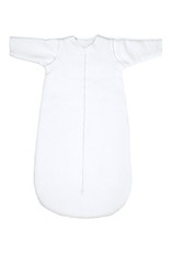 Jersey baby sleeping bag 70cm Chevron White with detachable sleeves