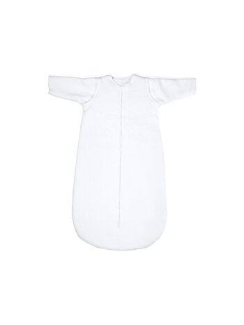 Baby sleeping bag 70cm Chevron White
