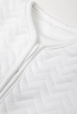 Jersey baby sleeping bag 70cm Summer Chevron White