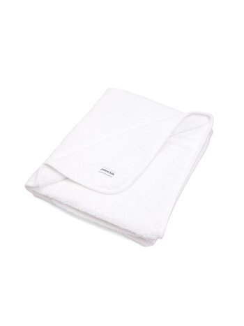 Cot Blanket lined Chevron White