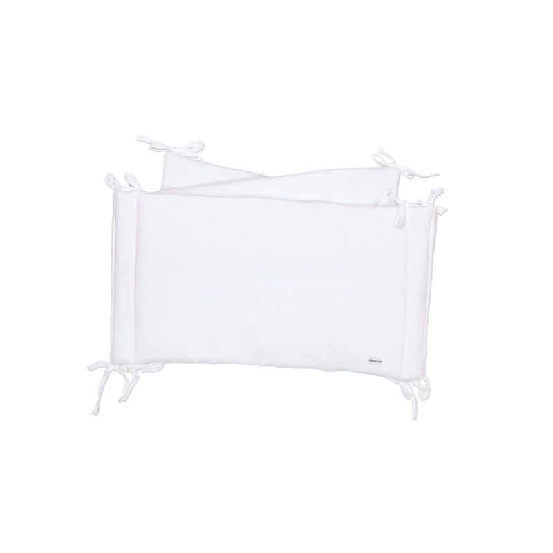 Tour de Lit Chevron White