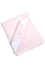 Ledikant deken gevoerd Star Soft Pink