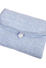 Ensemble-cadeau Chevron Denim Blue avec blanc