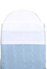 Marbella Couverture bébé berceau de coton Light Blue