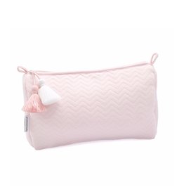 Toiletry bag Chevron Light Pink