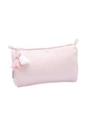 Trousse de toilette Chevron Light Pink