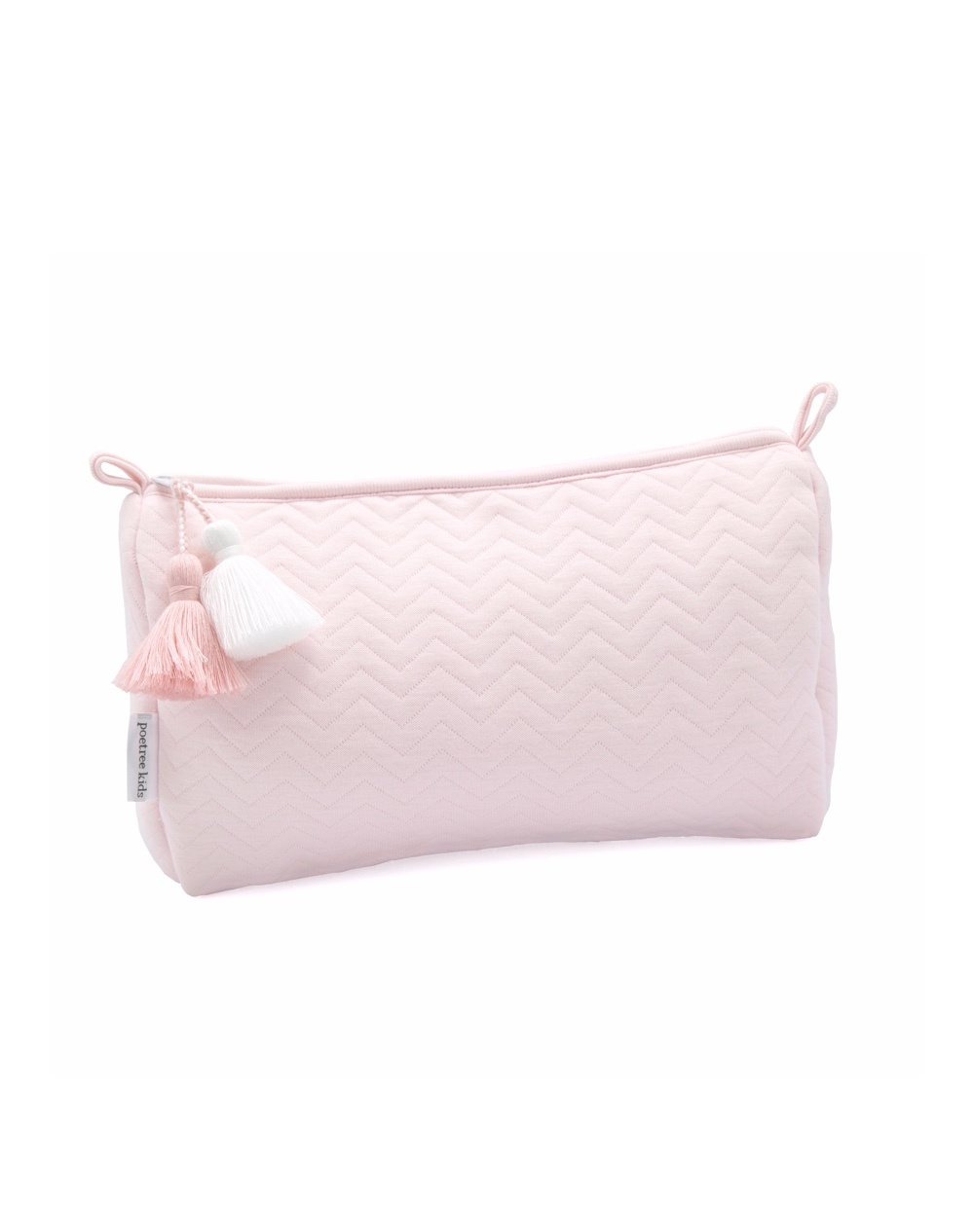 Toilettas Chevron Light Pink