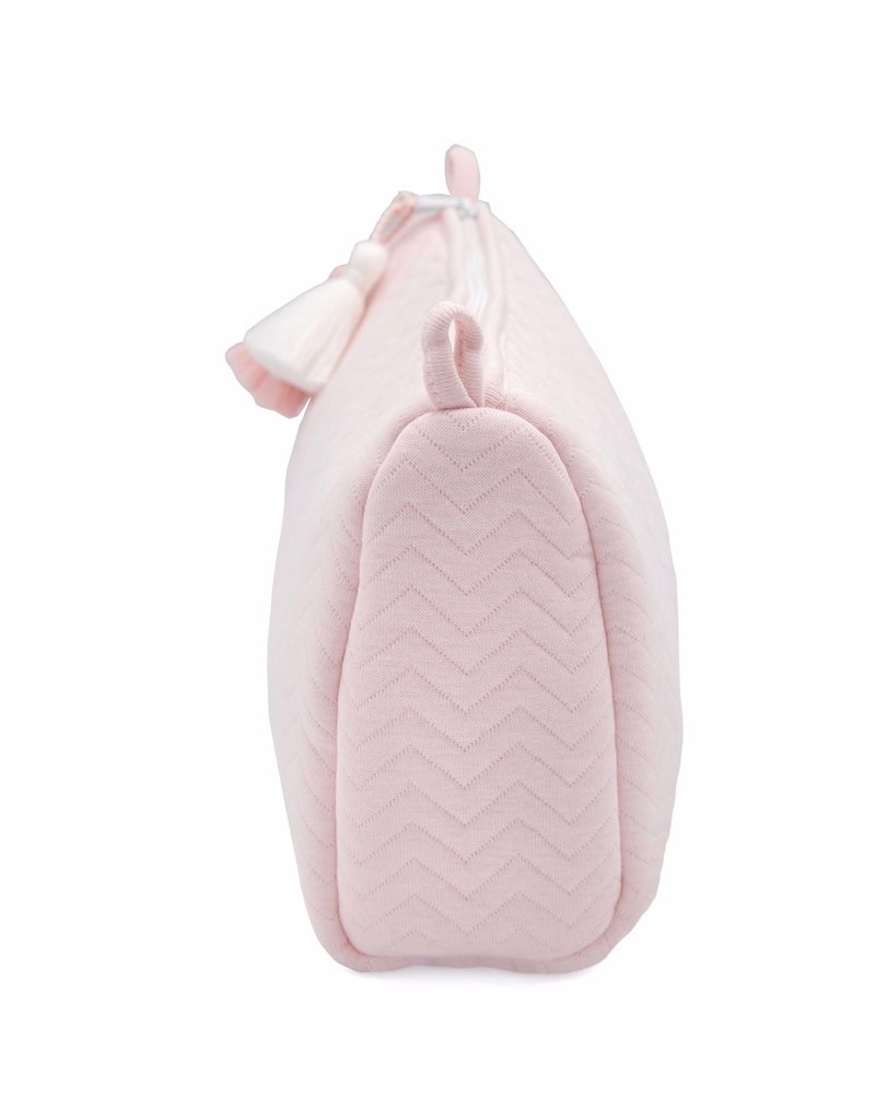 Toilettas Chevron Light Pink