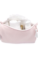 Toiletry bag Chevron Light Pink