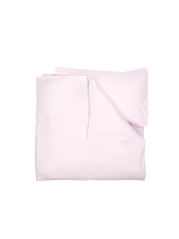 Housse de Couette & Taie d'oreiller Chevron Light Pink