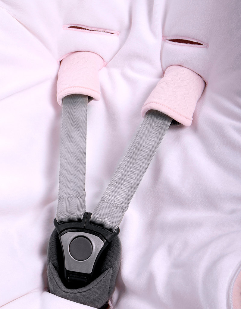 Car seat cover Chevron Light Pink Poetree Kids