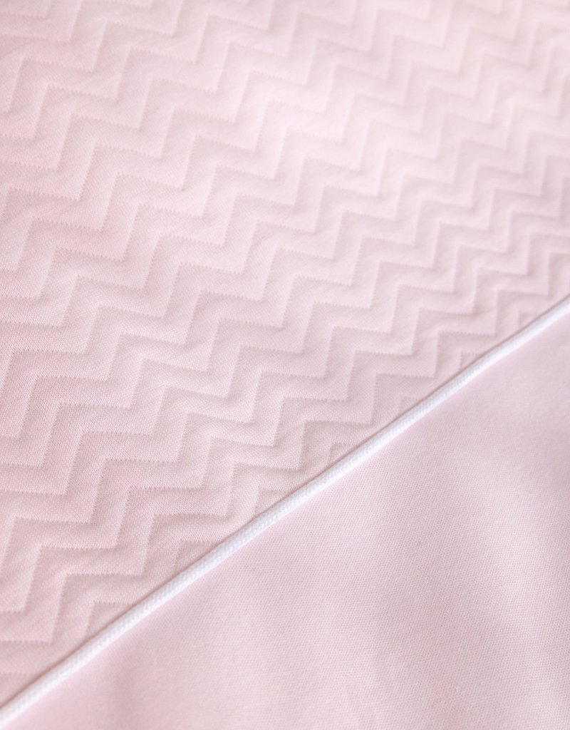 Housse de Couette  & Taie d'oreiller Chevron Light Pink