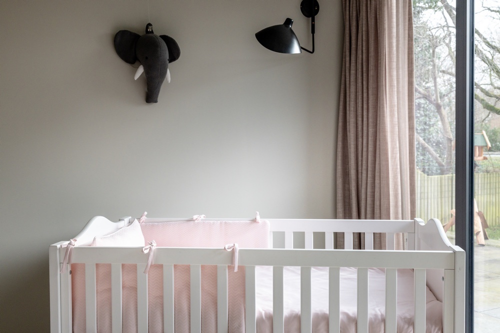 Tour de Lit Chevron Light Pink