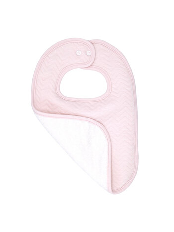 Bavoir Chevron Light Pink