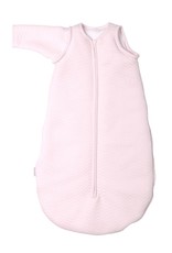 Jersey baby sleeping bag 70cm Chevron Light Pink with detachable sleeves