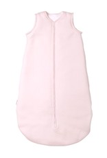 Sac de couchage bébé en jersey 70cm Chevron Light Pink avec manches détachables