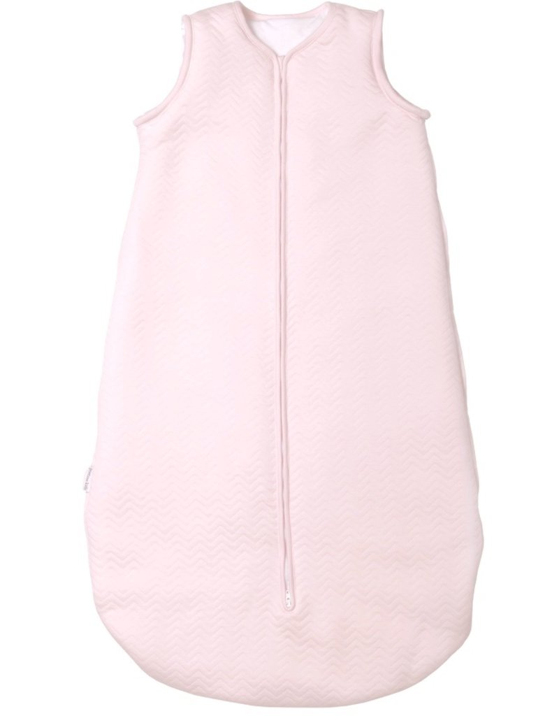 Jersey baby sleeping bag 70cm Chevron Light Pink with detachable sleeves