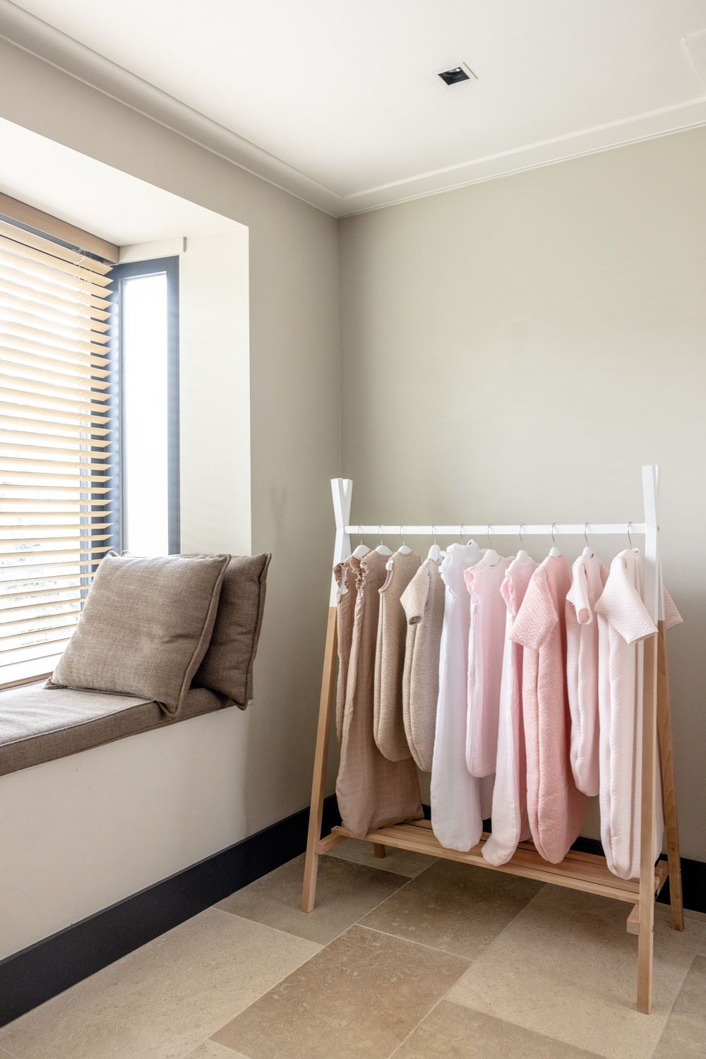 Babyslaapzak 90cm Zomer Chevron Light Pink